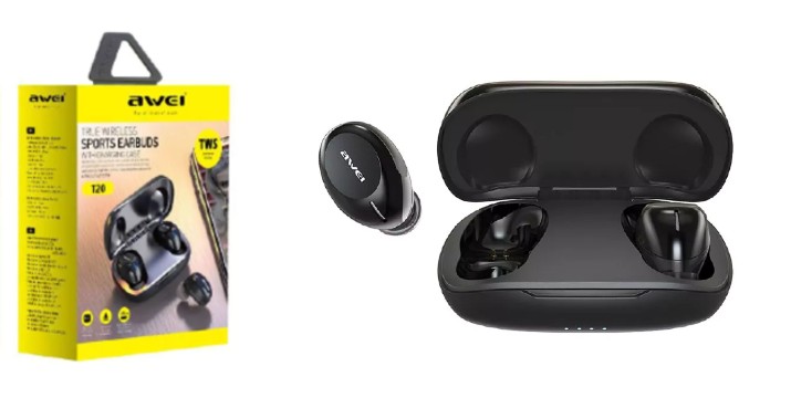 16,90€ για Ασύρματα Bluetooth In-Ear Ακουστικά TWS με θήκη Φόρτισης Awei – Μαύρο, με παραλαβή από την Idea Hellas και δυνατότητα πανελλαδικής αποστολής στο χώρο σας.Κωδ: 230.6366