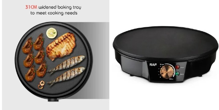 24,90€ για μια Κρεπιέρα Μαζί Με Σπάτουλα 1200W 31cm RAF, με παραλαβή ή δυνατότητα πανελλαδικής αποστολής στο χώρο σας από το “Idea Hellas” στη Νέα Ιωνία.