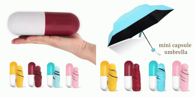 9,90€ από 19,90€ (-50%) για μια Honan Ομπρέλα με θήκη σε Σχήμα Κάψουλας mini pocket capsule umbrella, με παραλαβή από την Idea Hellas και δυνατότητα πανελλαδικής αποστολής στο χώρο σας.